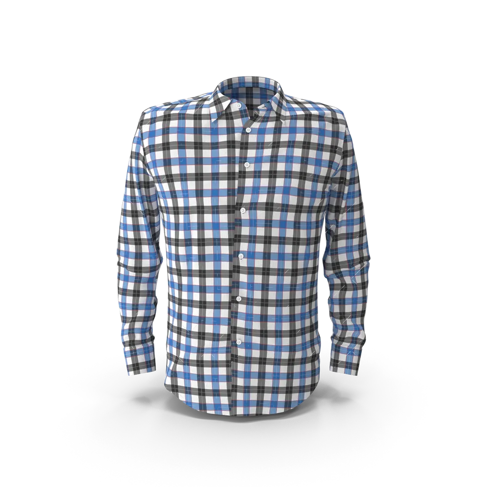 Blue & Black Check Shirt
